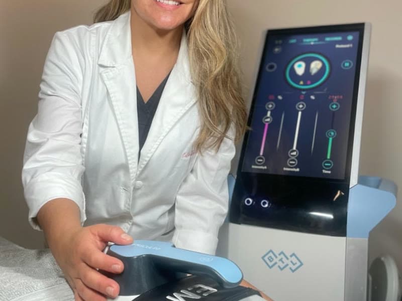High-Intensity Electromagnetic Stimulation (EMSculpt)