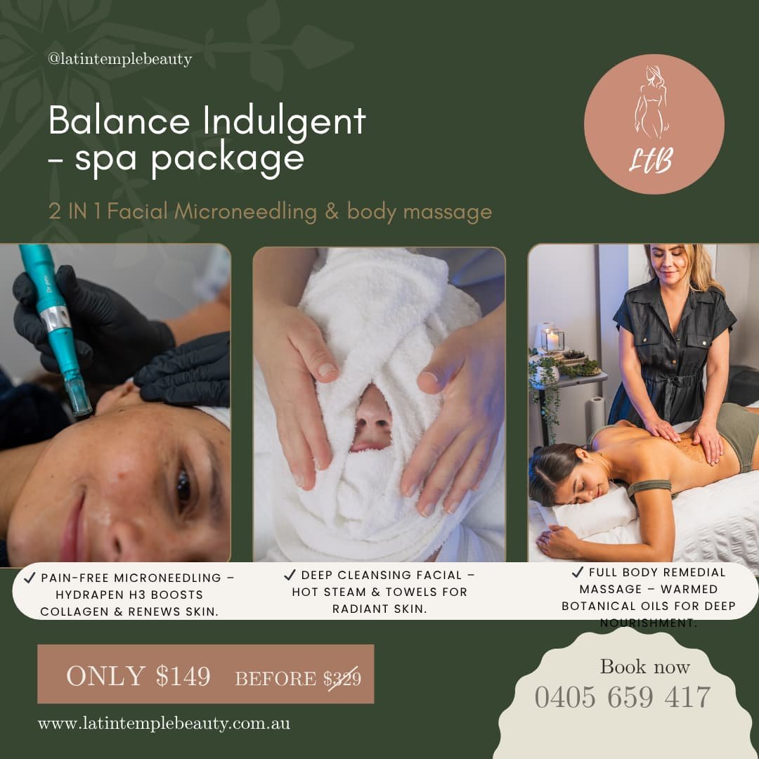 Balance Indulgent - spa package Balance Indulgent - spa package