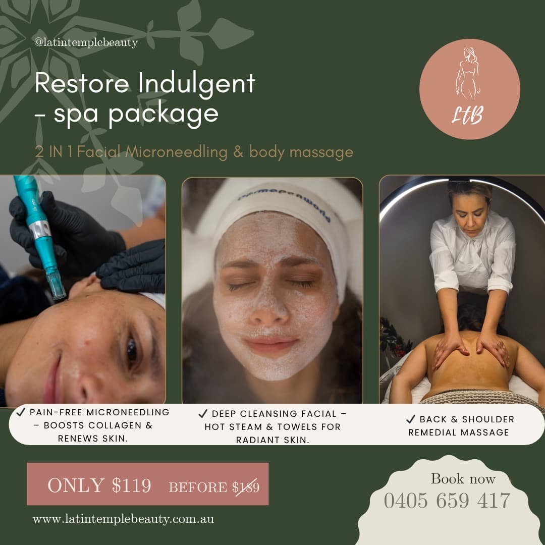 Restore Indulgent - spa package Restore Indulgent - spa package