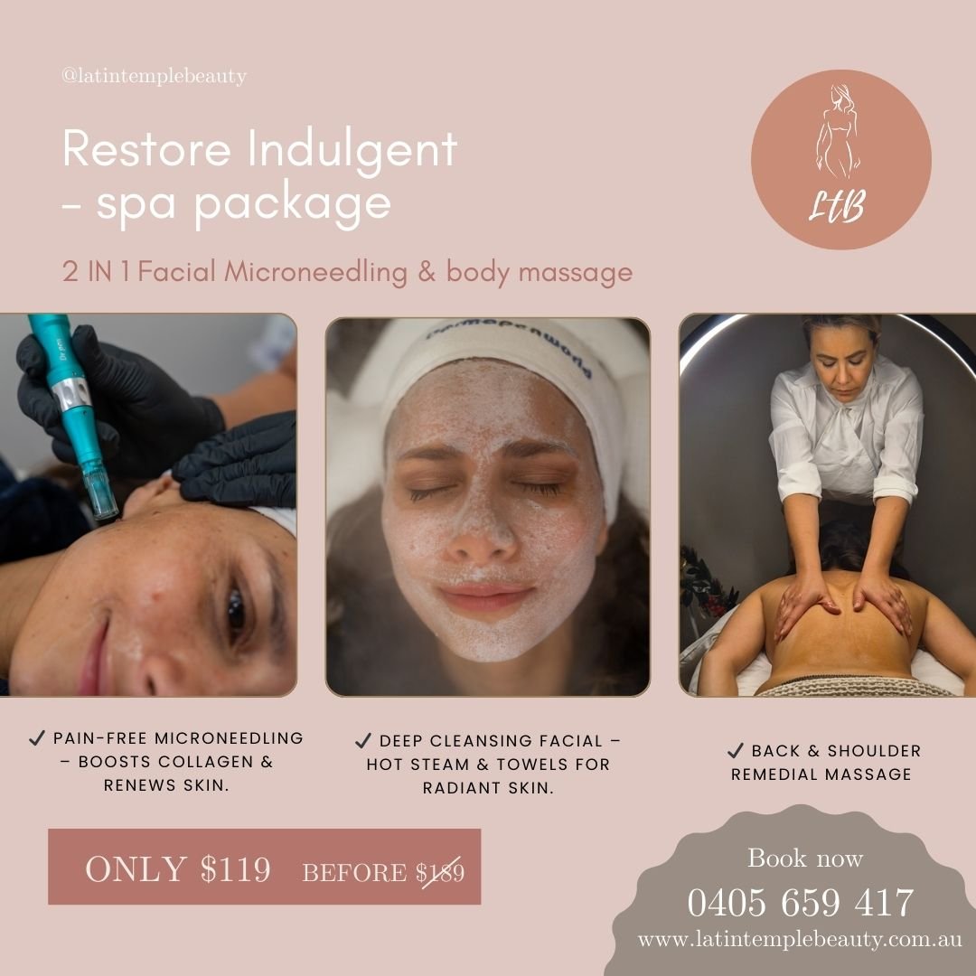 Restore Indulgent - spa package