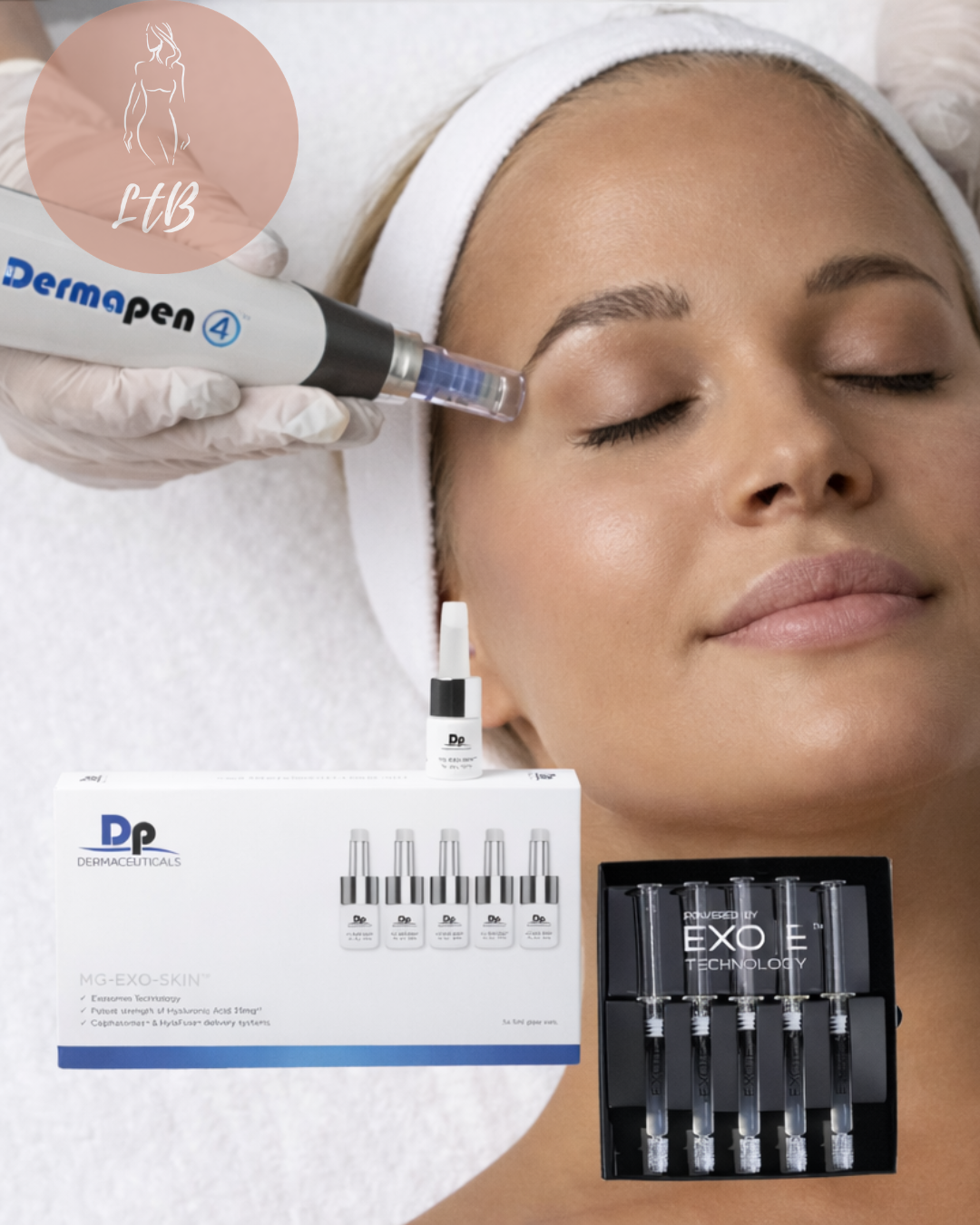 Dermapen 4 with EXO E Technology and Dp Dermaceuticals