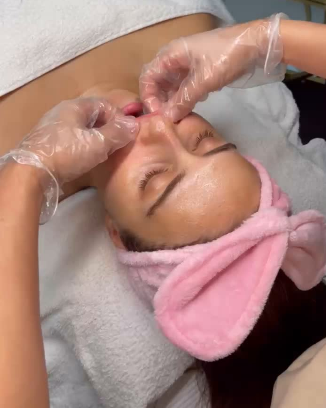 Buccal Massage Technique Close-Up